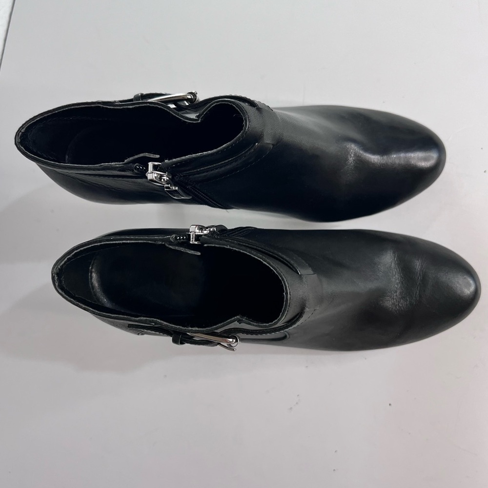 LAUREN by #RALPH LAUREN#  Black 🖤 Ankle Dress Booties - Picture 11 of 16